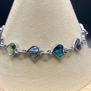 Abalone Heart Bracelet